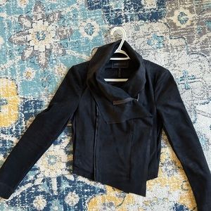BCBG blazer - suede black
